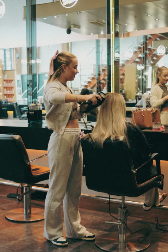 Soft lived-in balayage — hair transformation at Wigs & Warpaint Sheffield